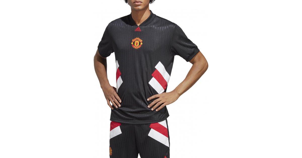 Dres adidas Originals Manchester United FC Icon Jersey Čierna | ht2002, 1