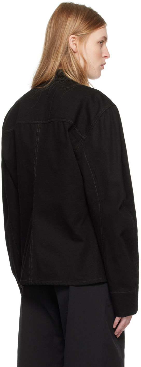 Lemaire Curved Sleeve Denim Jacket