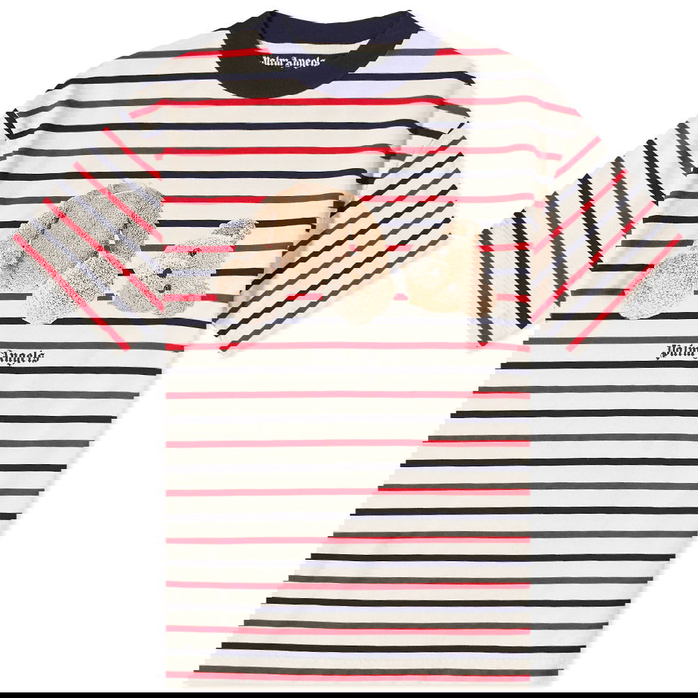 Tričko Palm Angels Kill The Bear Striped Tee Rôznofarebný | PMAA001S22JER0122560, 0