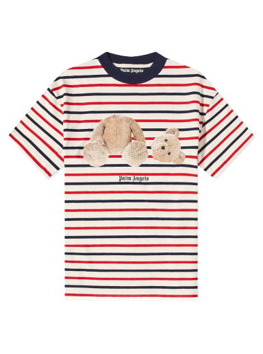Tričko Palm Angels Kill The Bear Striped Tee Rôznofarebný | PMAA001S22JER0122560