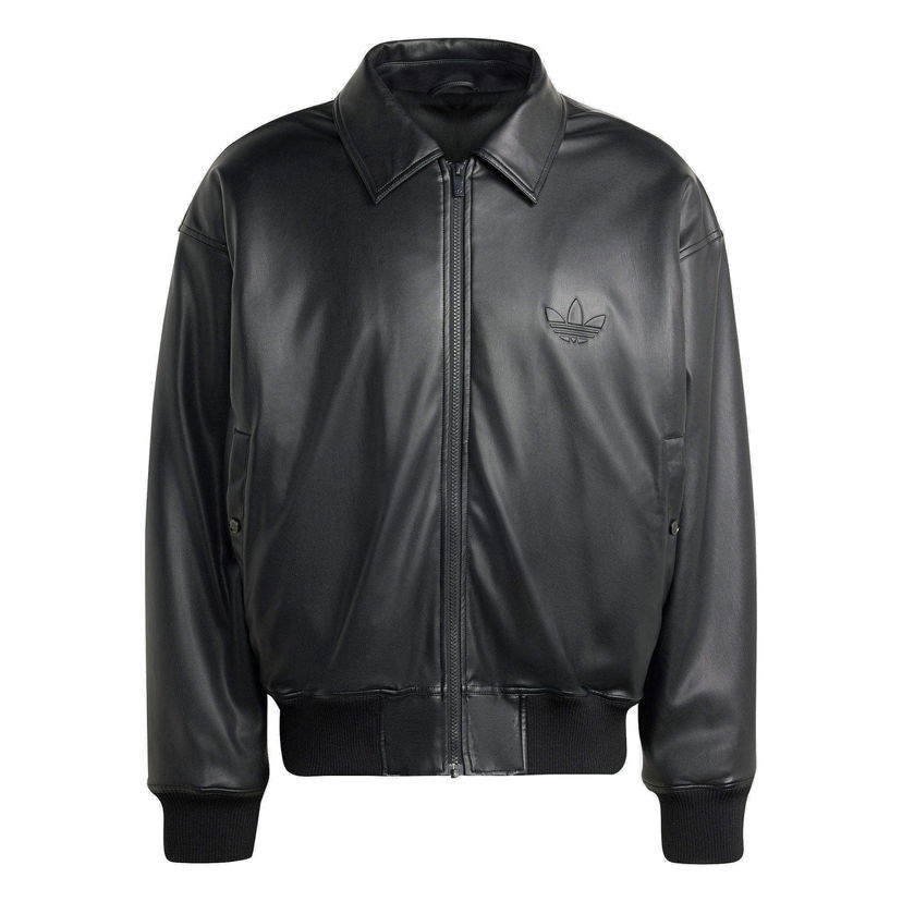 Bomber bunda adidas Originals Classic Street Embossed Jacket Čierna | IP3281