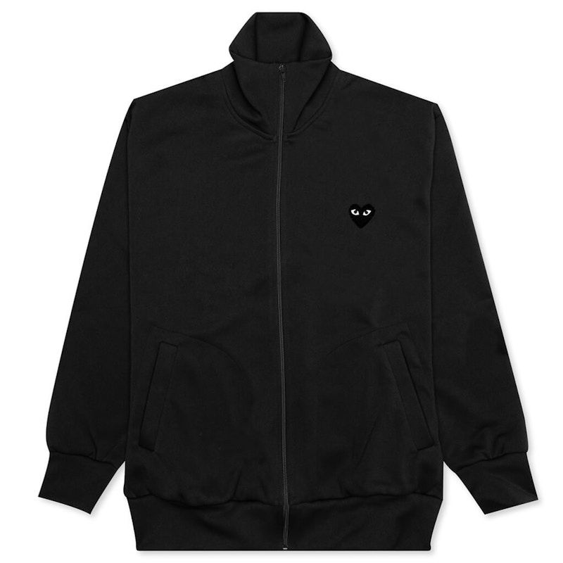 Parka Comme des Garçons Play Big Heart Zip-Up Sweatshirt Čierna | AZ-T256-051-1, 0