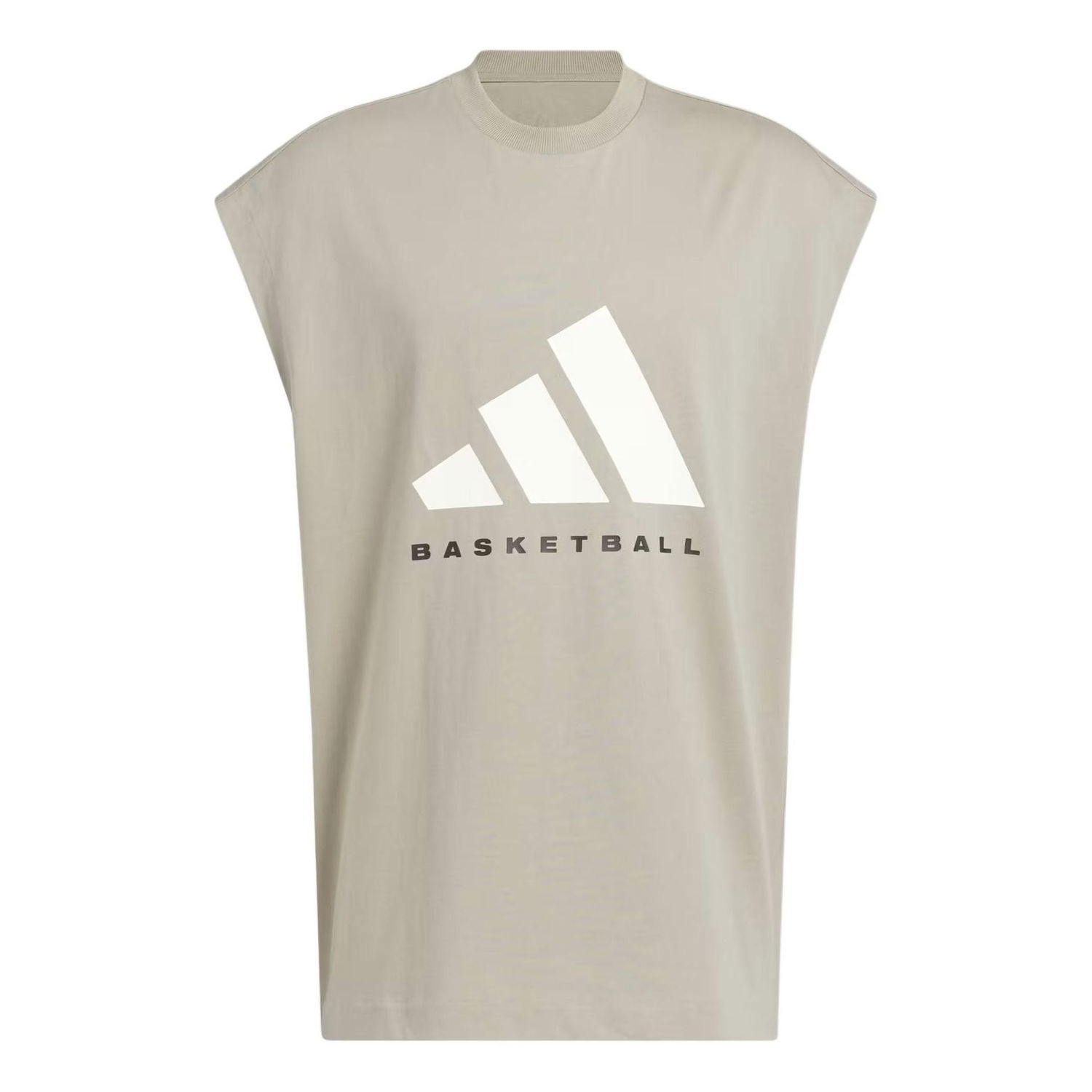 Tielko adidas Originals Sleeveless Basketball Vest Béžová | JD6135, 0