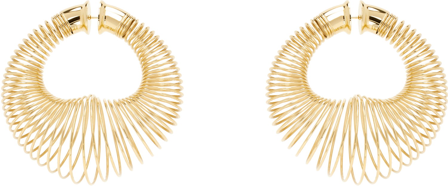 Náušnice Alaïa Spiral Hoop Earrings Metalická | AA2B120LA033, 0