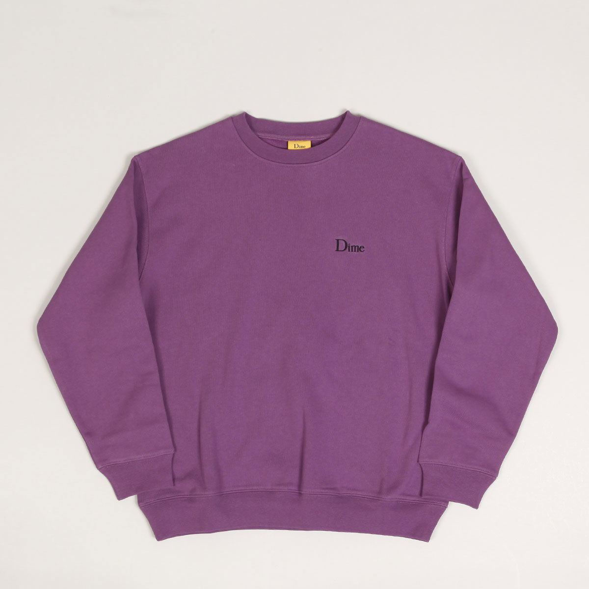 Sveter Dime Classic Small Logo Crewneck Fialová | dimesp2412vio, 1