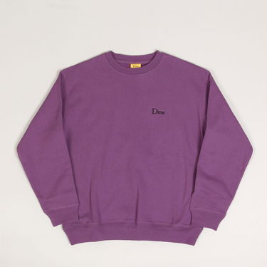 Sveter Dime Classic Small Logo Crewneck Fialová | dimesp2412vio, 1
