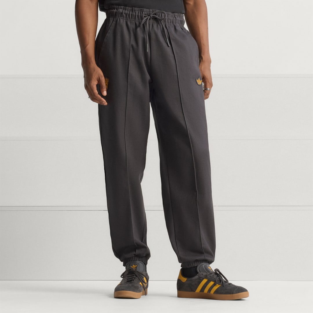 Tepláky adidas Performance Manchester United Terrace Icons Track Pants Šedá | JN2819, 0