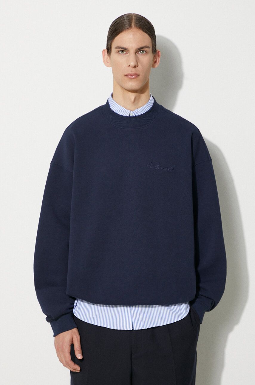 Mikina Lacoste Lacoste Crewneck Sweatshirt Navy | SH7470, 0