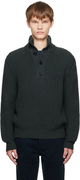TOM FORD Cashmere Wool Half Button Sweater