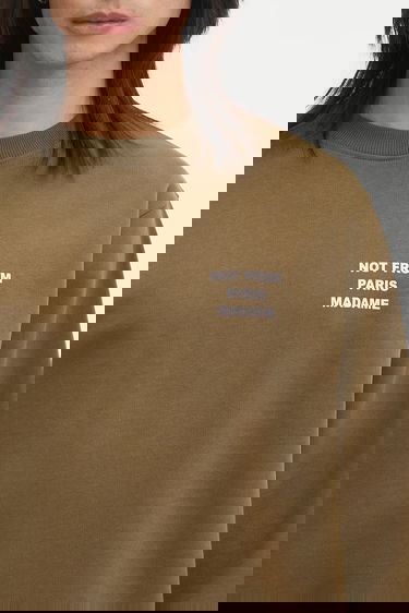 Mikina Drôle de Monsieur Drôle de Monsieur Le Sweatshirt Slogan Zelené | I.SW149.CO127, 3