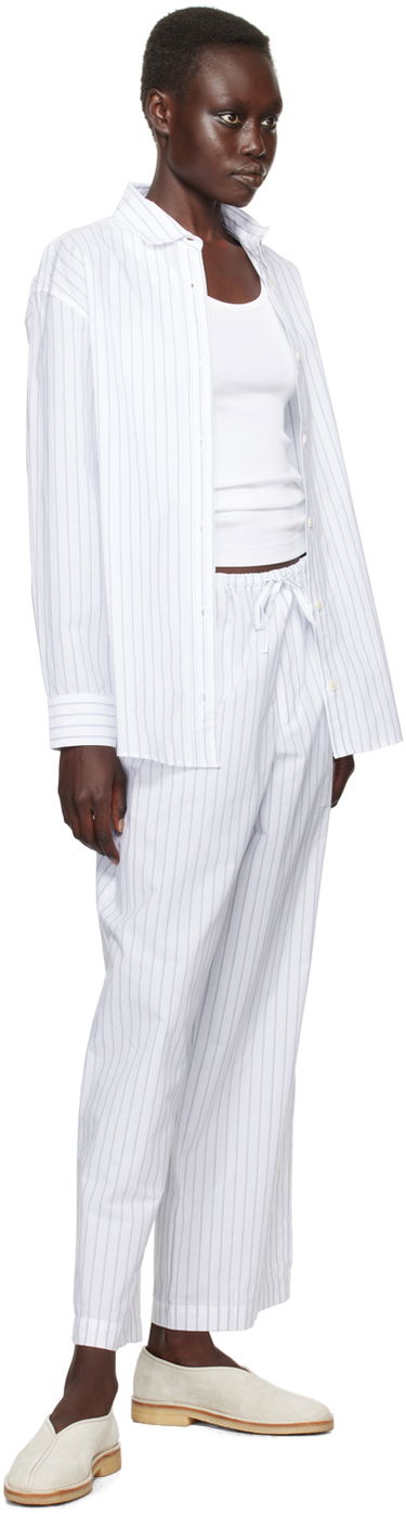 Košeľa Baserange Baserange Ole Striped Shirt Biela | SHOL-PO-WI24, 3
