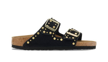 Tenisky a topánky Birkenstock Arizona Rivet Suede Leather Regular Fit Sandals Čierna | 1030346, 2