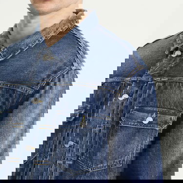 Bunda visvim Social Sculpture 101 Paint Splatter Denim Jacket Modrá | 0125205006002-DEN, 5