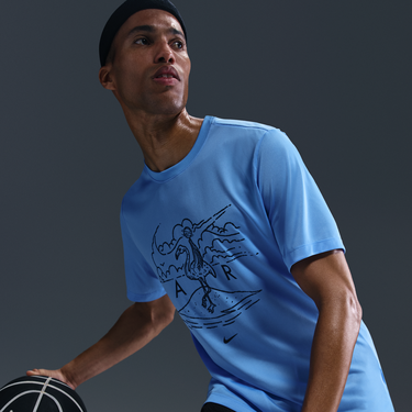 Tričko Nike Dri-FIT Basketball T-Shirt Modrá | HJ3472-412, 1