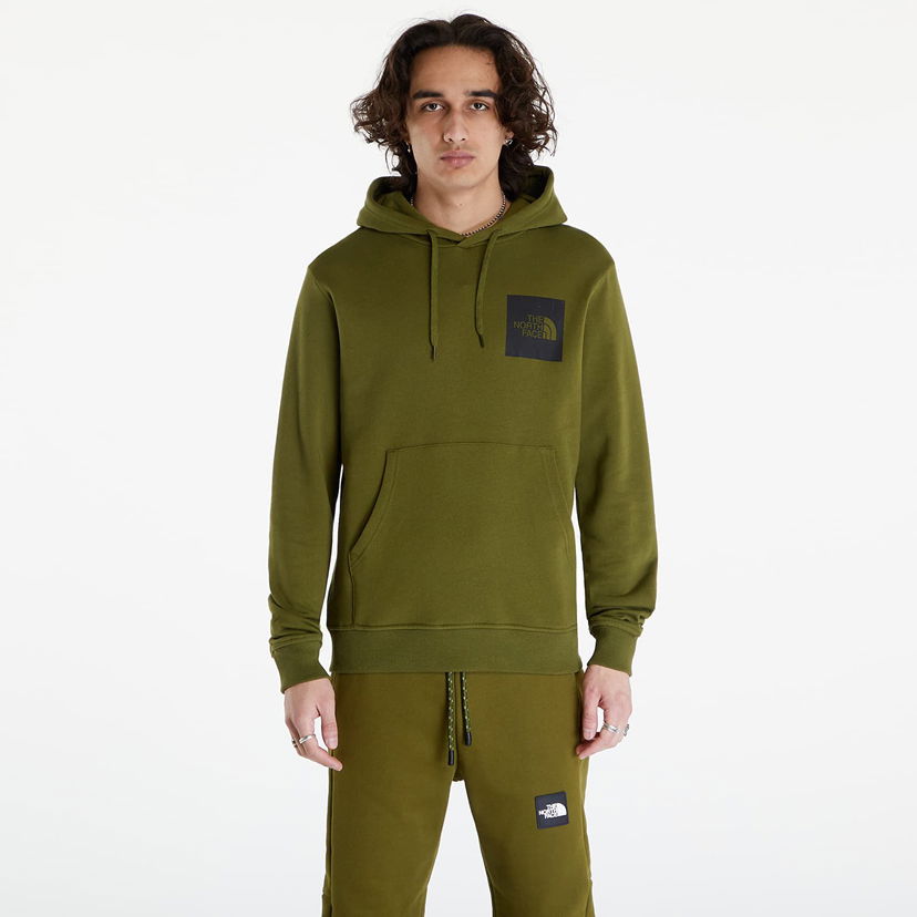 Mikina The North Face Fine Hoodie Forest Olive Zelené | NF0A5ICXPIB1