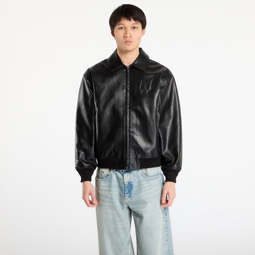 Bomber bunda Wasted Paris Jacket Bury Varsity L Čierna | WP_000330