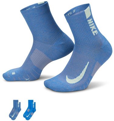 Ponožky Nike Ponožky U NK MLTPLIER ANKLE 2PR - 144 Navy | sx7556-991, 0
