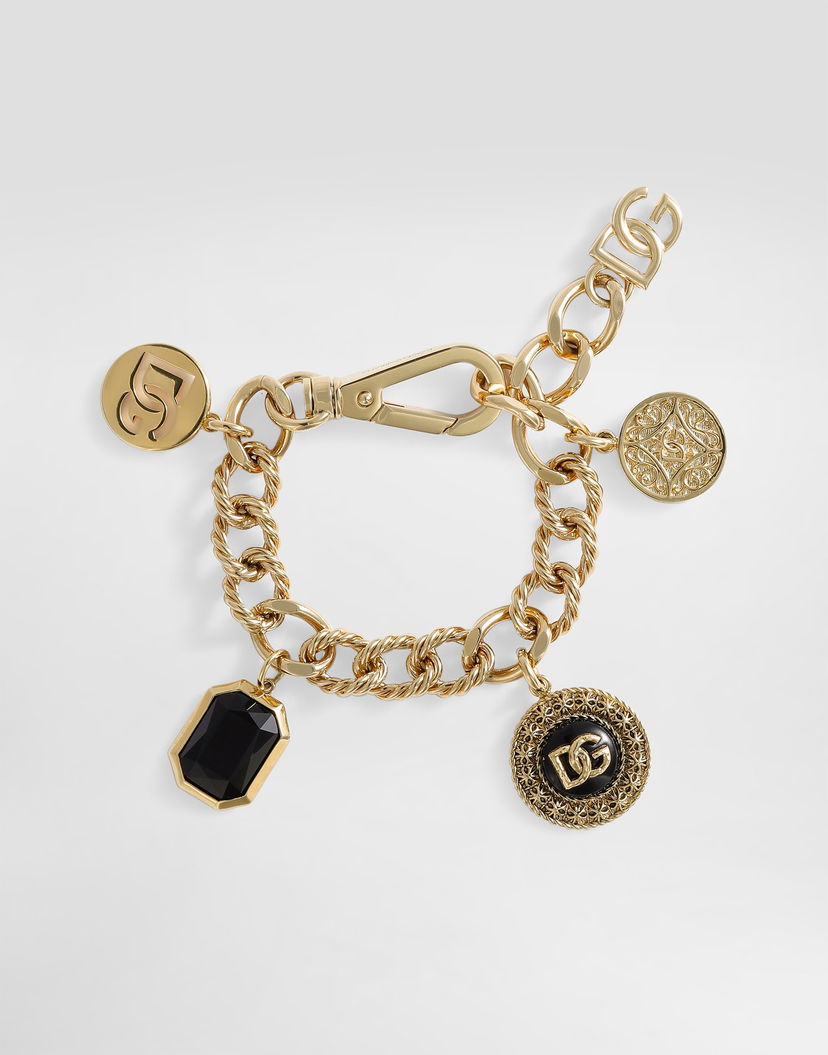 Náramok Dolce & Gabbana Dolce & Gabbana Like A Virgin Gold Charm Bracelet Metalická | WBR6V3W1111ZOO00