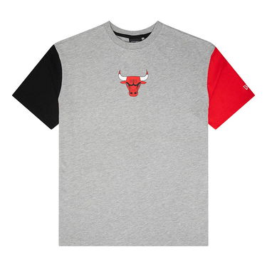 Tričko New Era NBA CHICAGO BULLS WORDMARK T-SHIRT Šedá | 60361891, 1