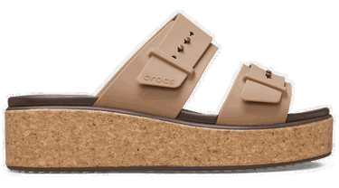 Tenisky a topánky Crocs Brooklyn Cork Buckle Sandals Béžová | 211252-2JJ, 0