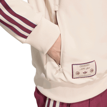 Bunda adidas Originals Ajax Amsterdam Terrace Icons Track Top Béžová | jm7347, 2