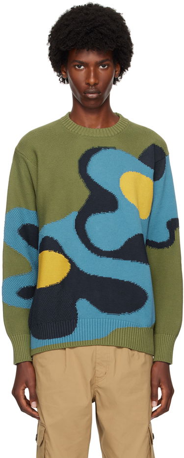 Sveter Paul Smith PS Paul Smith Knitted Crewneck Sweater Zelené | M2R-961Y-N22152-34, 0