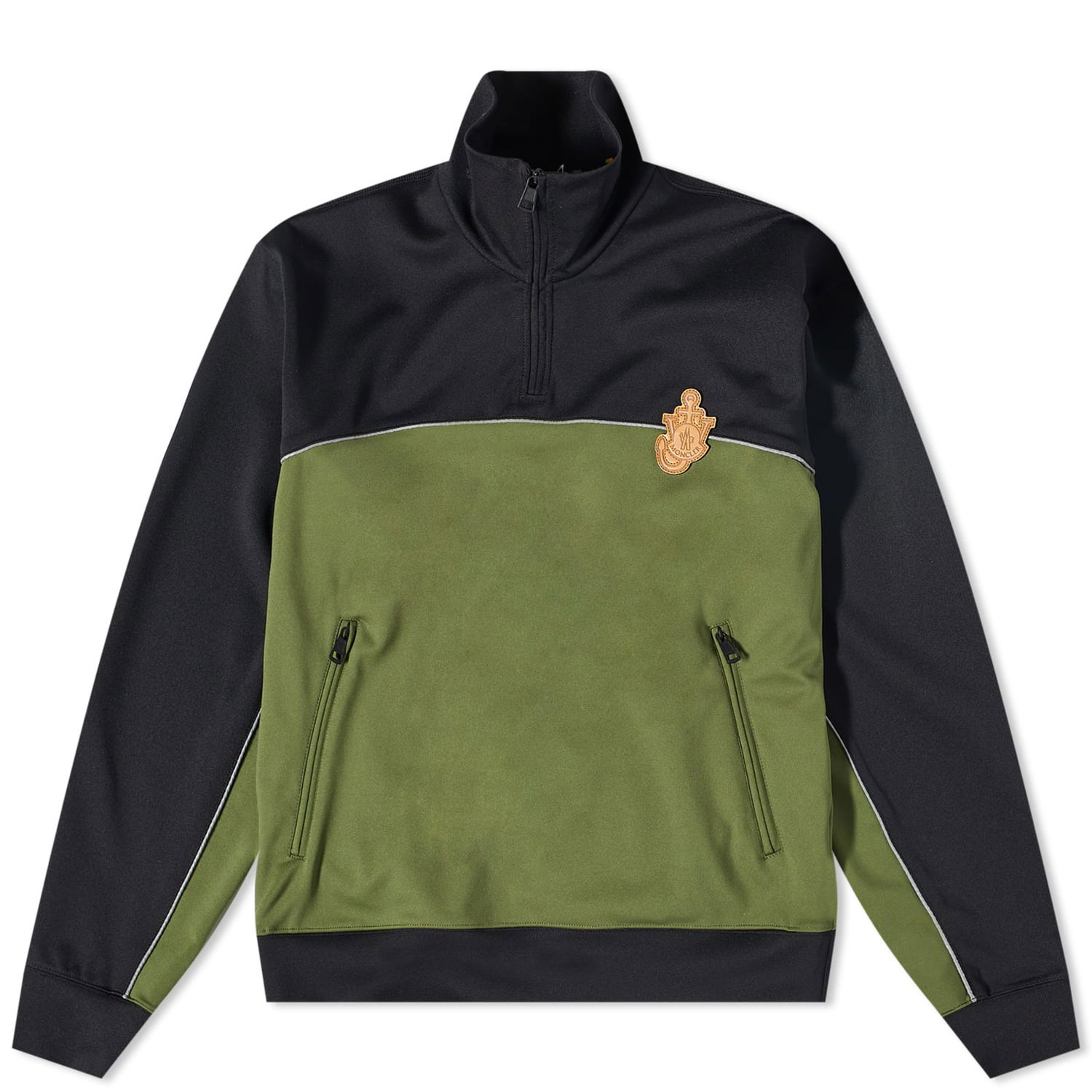 Sveter Moncler J.W. Anderson x Quarter Zip Cardigan Zelené | 8G00004-M2683-999, 0