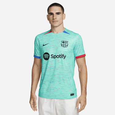 Dres Nike Dri-FIT FC Barcelona Stadium 2023/24 Third Jersey Tyrkysová | DX9820-487, 0
