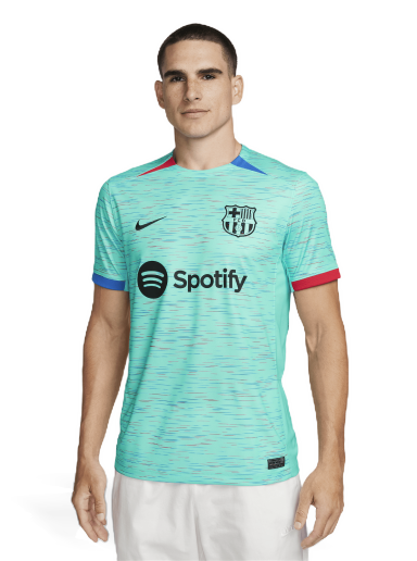 Dres Nike Dri-FIT FC Barcelona Stadium 2023/24 Third Jersey Tyrkysová | DX9820-487