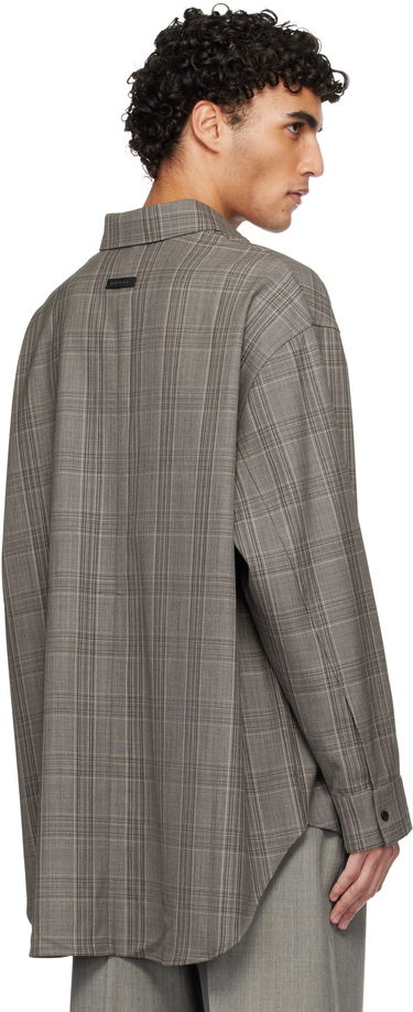 Košeľa Fear of God Fear of God Wool Relaxed Classic Plaid Shirt Šedá | FG25FW60-603HWH-293, 2