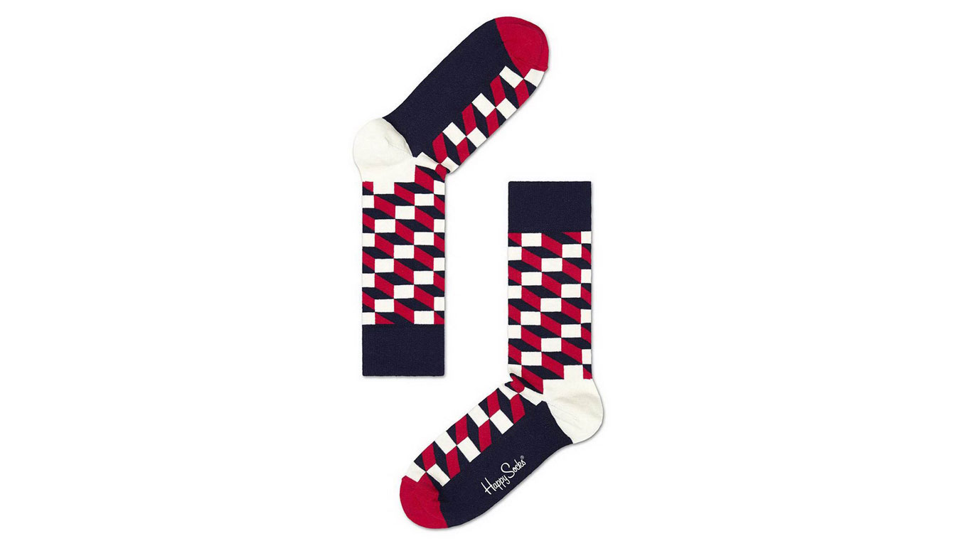 Ponožky Happy Socks Filled Optic Sock Rôznofarebný | FO01-068, 1