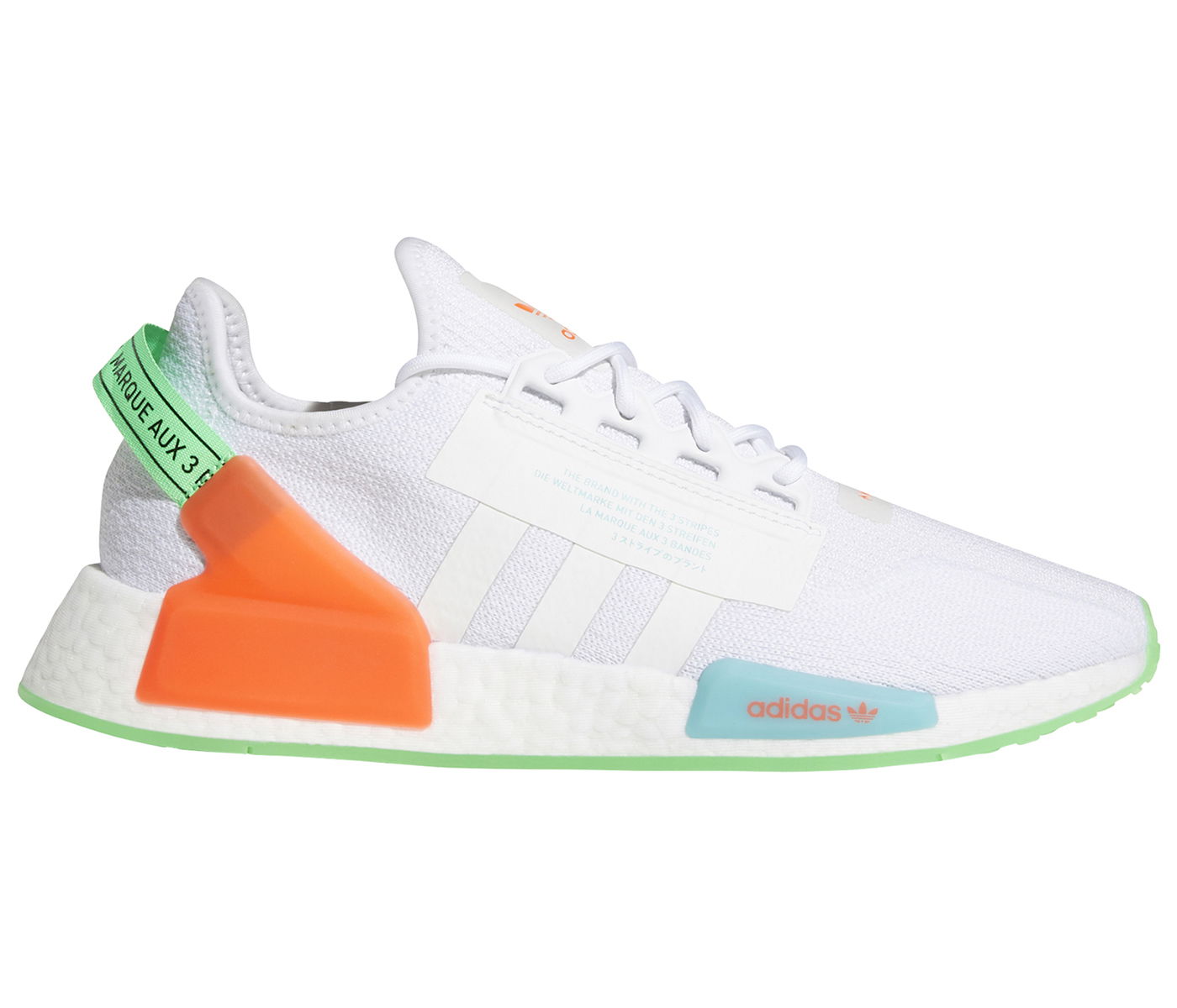 Tenisky a topánky adidas Originals NMD R1 V2 Glow White Sonic Ink Biela | GX1398, 0