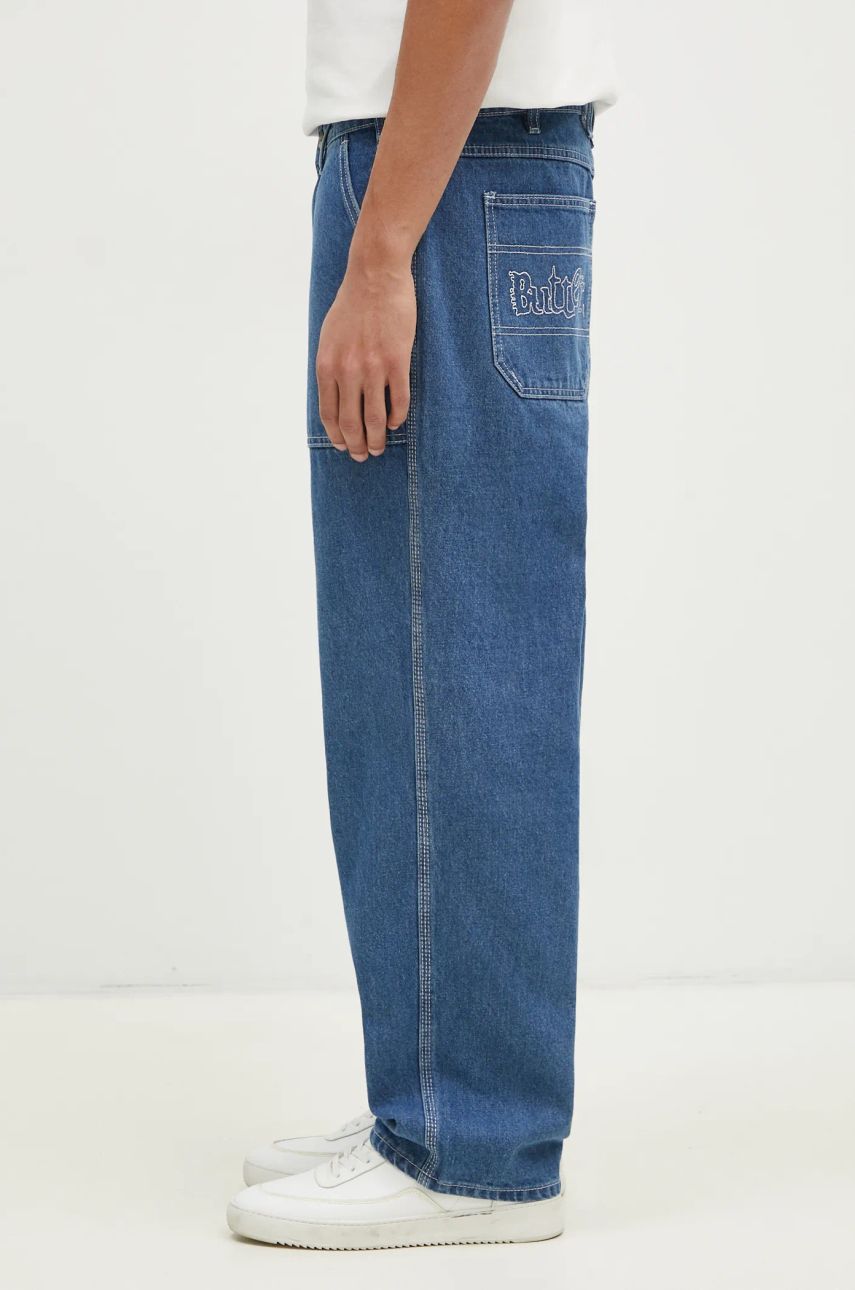 Džínsy Butter Goods Relaxed Denim Jeans Modrá | BG243711-BLU, 1