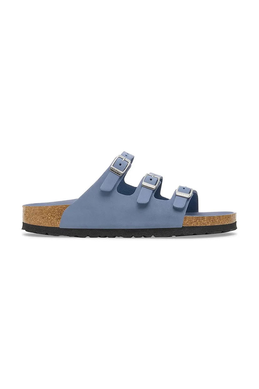 Tenisky a topánky Birkenstock Birkenstock Florida HEX Leather Slides Modrá | 1030380