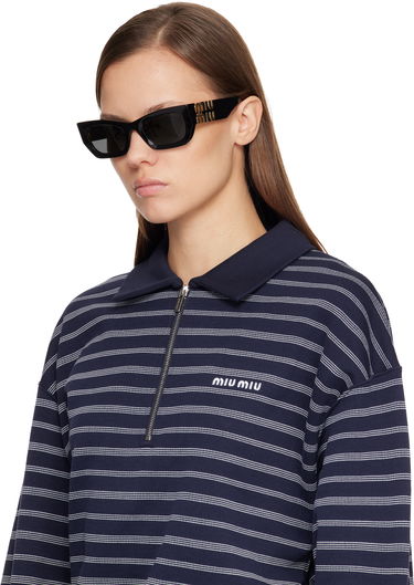 Slnečné okuliare Miu Miu Miu Glimpse Cat-Eye Sunglasses Čierna | 0MU 09WS 8056597671927, 3