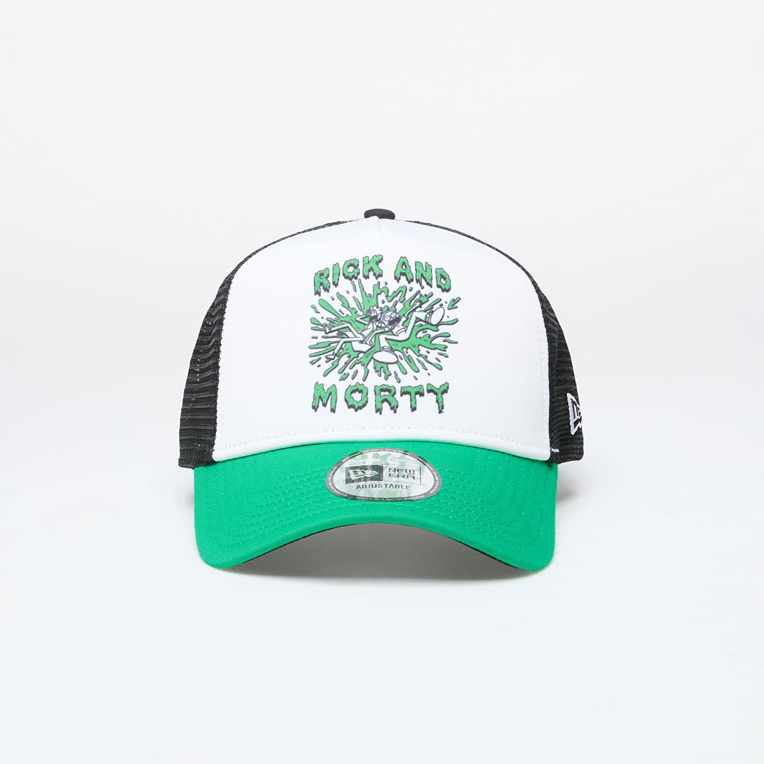 Šiltovka New Era Rick And Morty 9Forty Trucker Snapback Green/ Black/ White Zelené | 60503550, 0