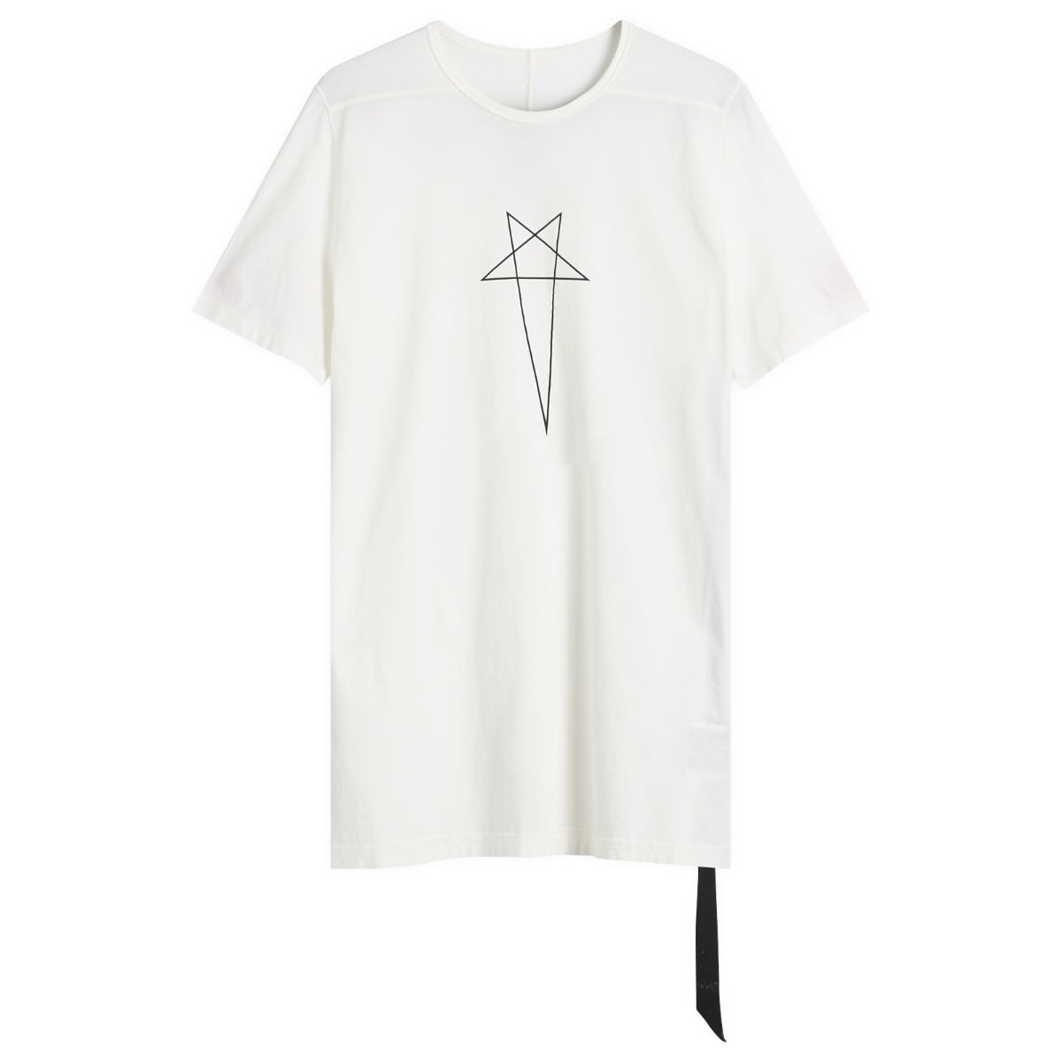 Tričko Rick Owens DRKSHDW Level T-Shirt, Size Small Biela | DU01E3250-RNEP3P-1109, 0