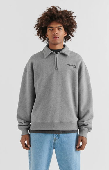 Mikina AXEL ARIGATO Remi Half-Zip Sweater Šedá | A2218001, 7