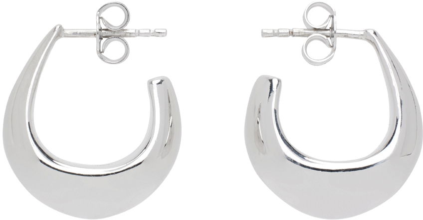 Náušnice LEMAIRE LEMAIRE Curved Mini Drop Earrings Metalická | AC278 LO0042, 0