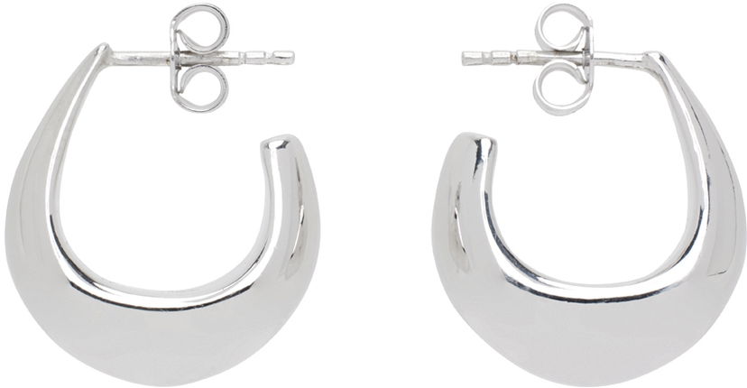 Náušnice LEMAIRE LEMAIRE Curved Mini Drop Earrings Metalická | AC278 LO0042