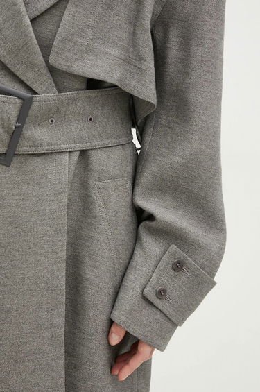 Trenčkot JW Anderson JW Anderson Longline Trench Coat Šedá | CO0310.PG1640.929, 3