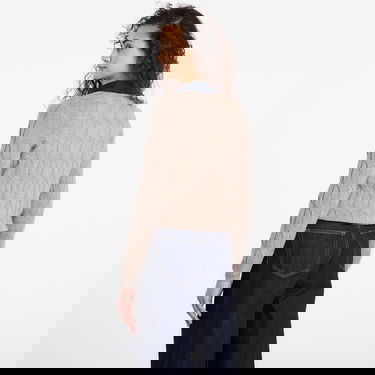 Sveter Tommy Hilfiger Soft Wool Cable C-Neck Long Sleeve Sweater Béžová | WW0WW43586 ADL, 2