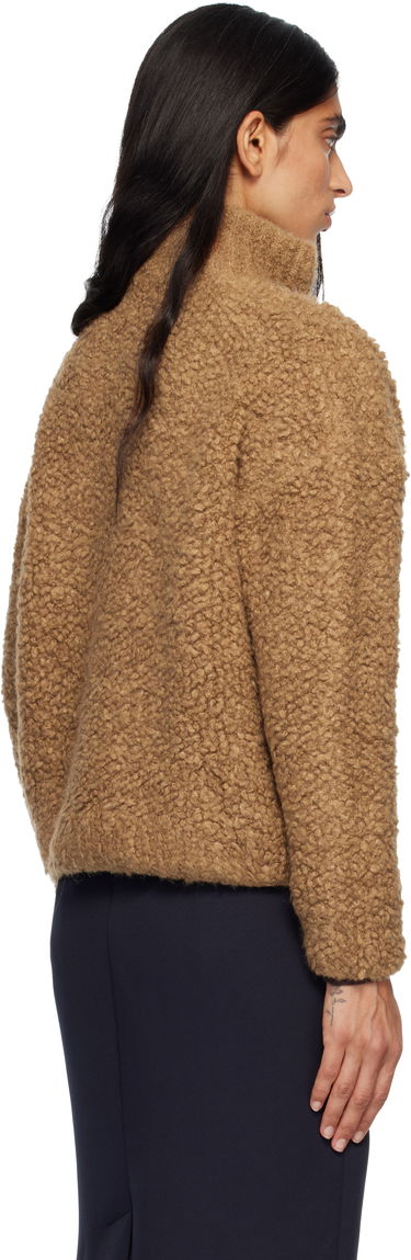 Sveter Max Mara Oggetti Teddy Full-Zip Cardigan Hnedá | 2526346062600, 2