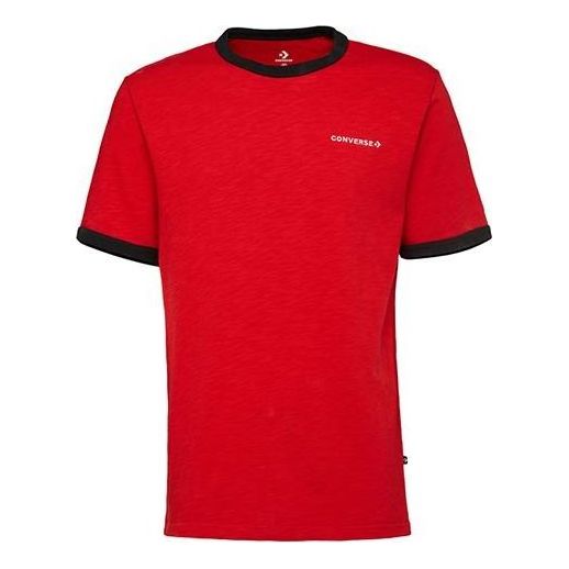 Tričko Converse Short Sleeve Ringer T-Shirt Červená | 10017344-A03