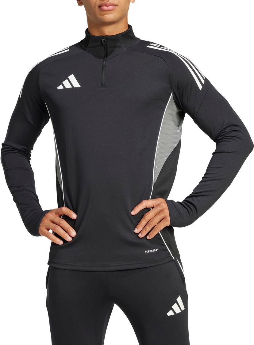 Sveter adidas Originals Adidas TIRO25C TR Long Sleeve Training Top Čierna | jj1515