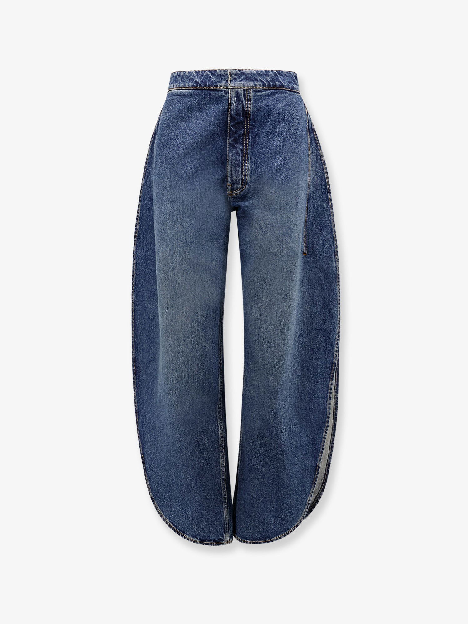 Džínsy Alaïa Wide Leg Jeans Modrá | AA9P02536T536525, 0