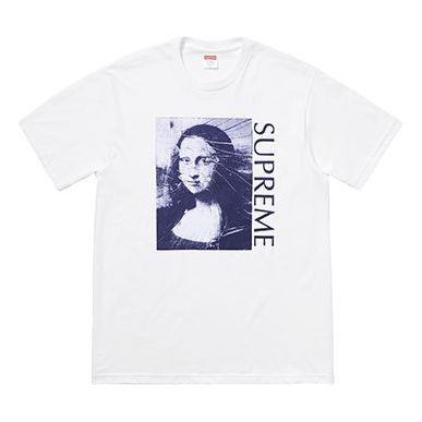 Tričko Supreme Mona Lisa Print T-Shirt Biela | SUP-SS18-442, 0