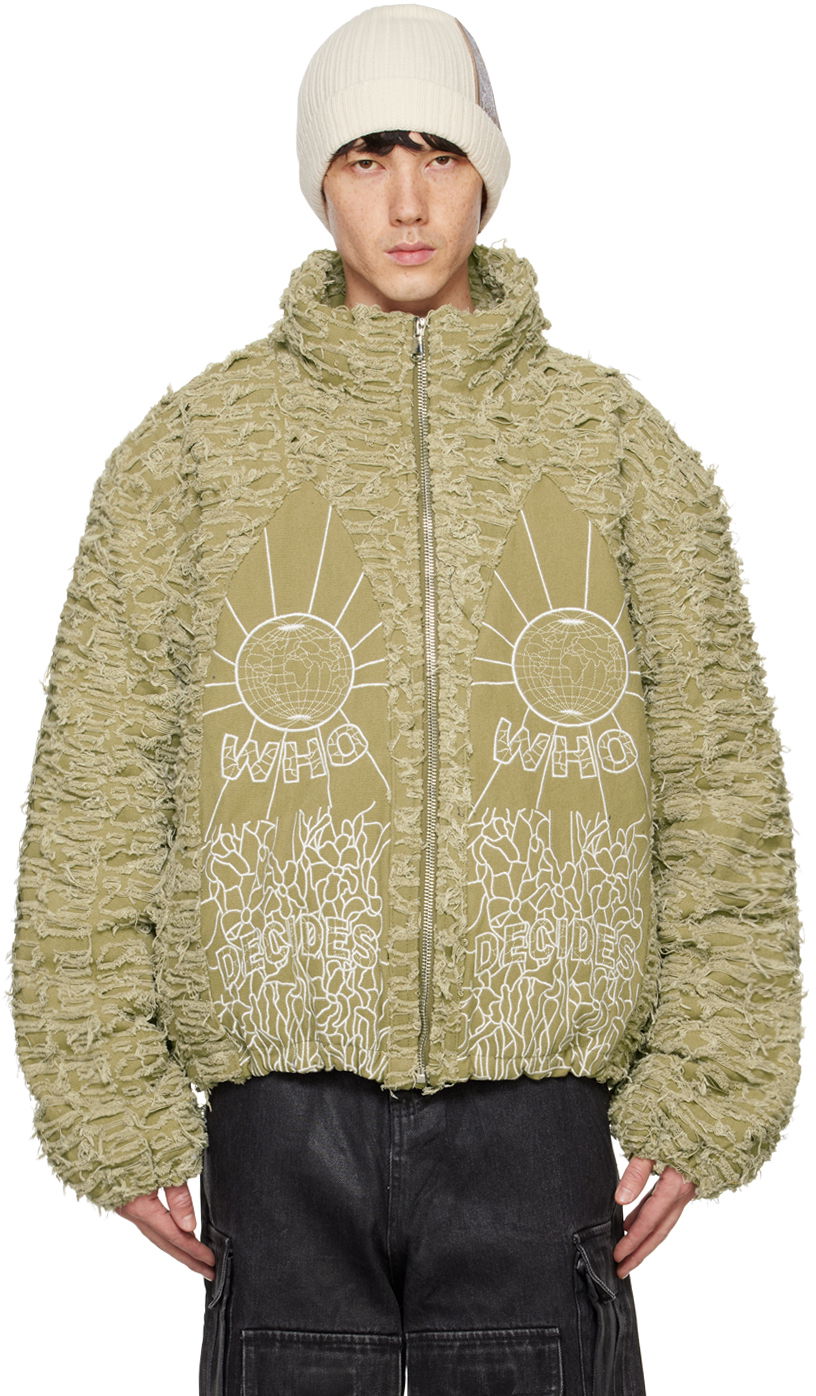 Bomber bunda Who Decides War Who Decides War Husk Jacket Zelené | 1130970022FW24, 0