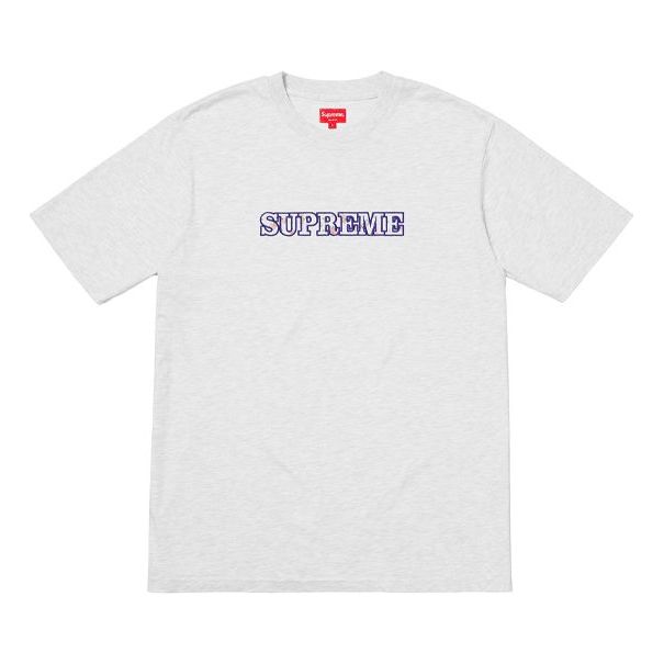 Tričko Supreme Floral Logo T-Shirt Šedá | SUP-FW18-316