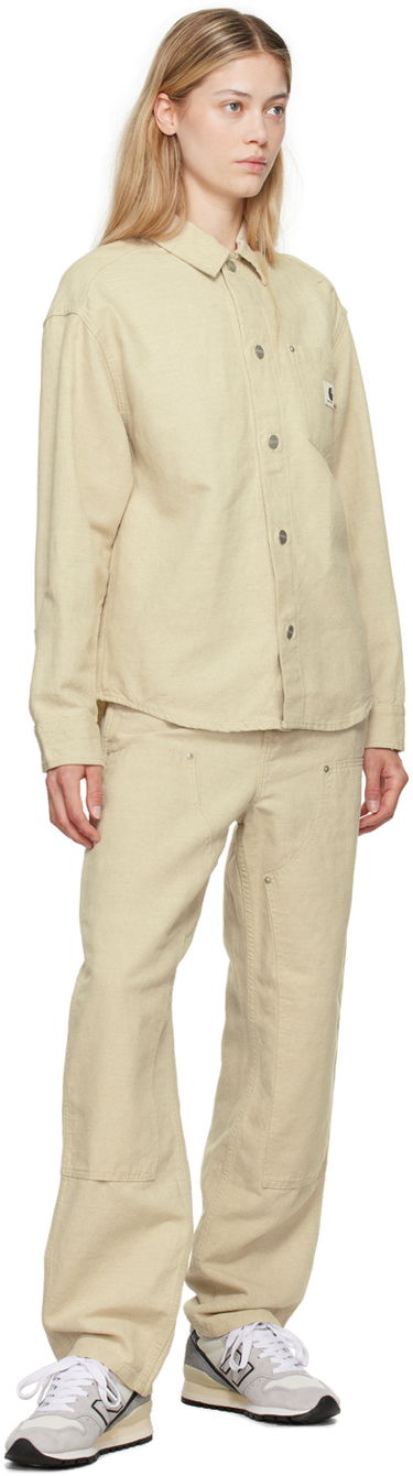 Bunda Carhartt WIP WMNS Ethel Shirt Jacket Béžová | I033569-05.02, 4